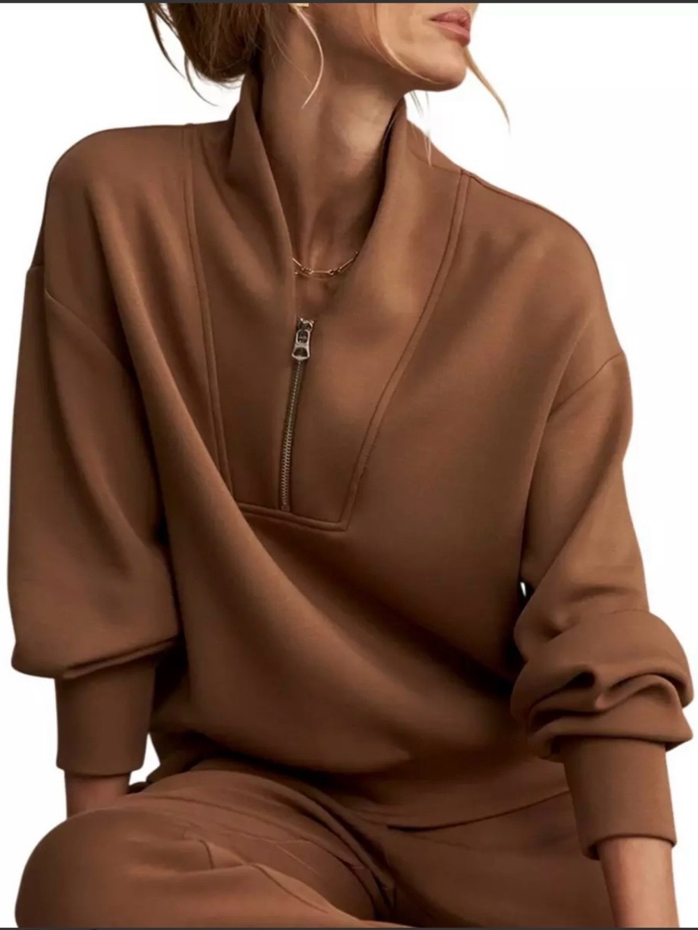 VARLEY Davidson Sweat in Golden Bronze size XS NWT